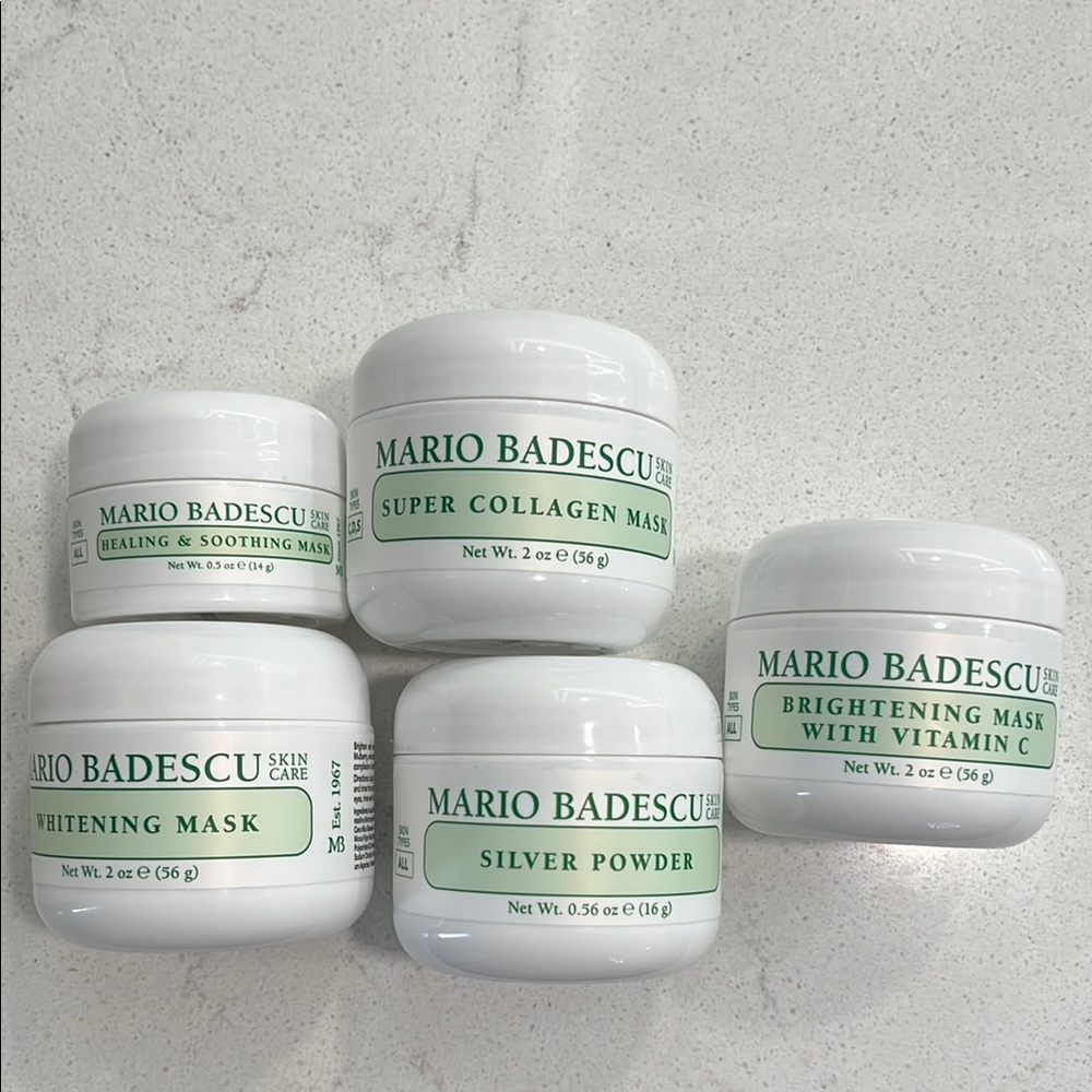 Mario Badescu Skincare Collection with Green Labels